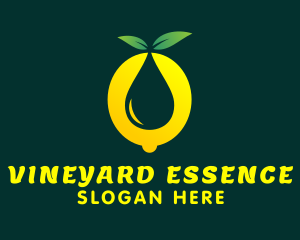 Lemon Citrus Essence  logo design