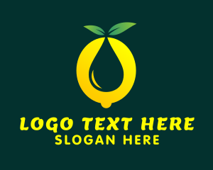 Oil - Lemon Citrus Essence logo design