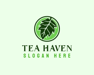 Eco Herbal Leaf logo design