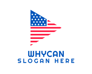 USA Country Flag  Logo