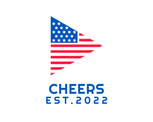 United States - USA Country Flag logo design