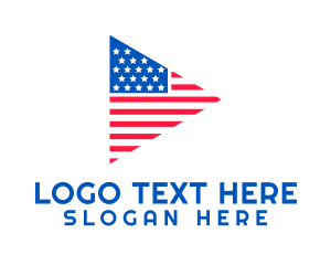 USA Country Flag  Logo