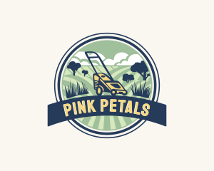 Garden Grass Lawn logo design