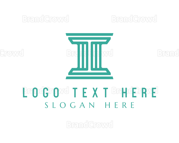 Architecture Pillar Letter I Logo