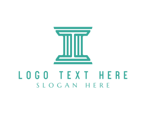 Legal - Architecture Pillar Letter I logo design