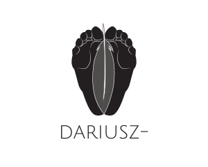 Podiatrist - Feet Feather Reflexology logo design