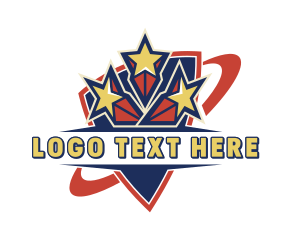 Cheer - Cheerleader Cheer Stars logo design