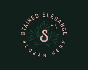 Whimsical Botanical Foliage logo design