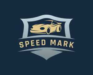 Sports Car Shield logo design