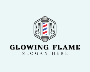 Comb Stylist Barber Logo