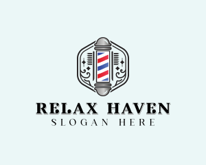 Comb Stylist Barber Logo