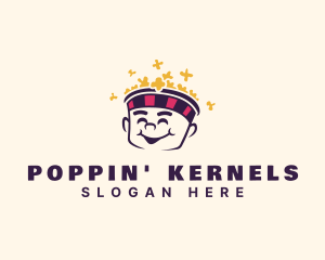 Popcorn Boy Cafeteria logo design