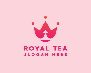 Royal Lotus Crown logo design