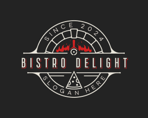 Pizzeria Food Bistro logo design