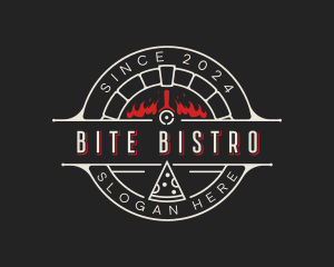 Pizzeria Food Bistro logo design