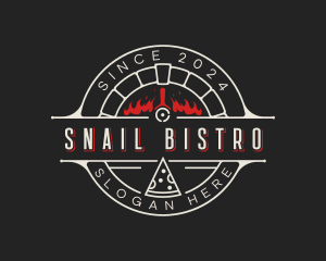 Pizzeria Food Bistro logo design