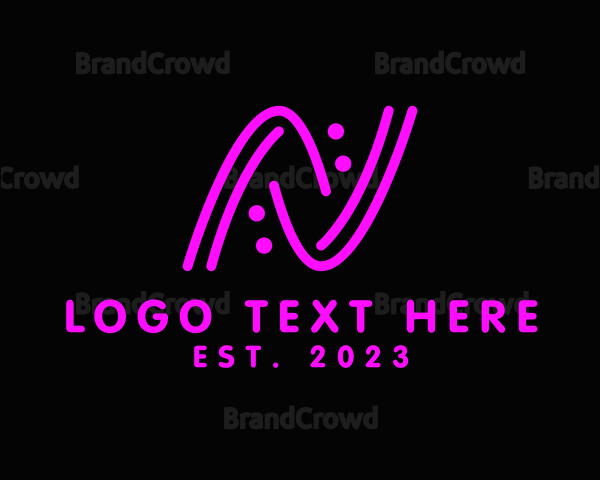 Minimalist Modern Letter N Logo