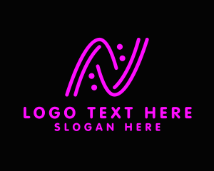 Minimalist Modern Letter N  Logo