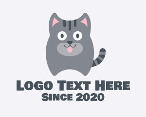 Cartoon - Cat Animal Shelter logo design