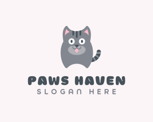 Cat Animal Shelter logo design