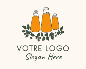 Organic Kombucha Drink  Logo