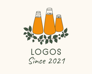 Teahouse - Organic Kombucha Drink logo design