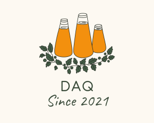 Fermentation - Organic Kombucha Drink logo design