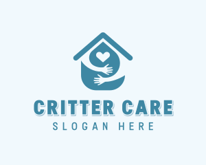 Heart Home Care  logo design