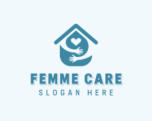 Heart Home Care  logo design