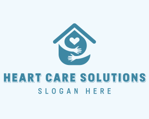 Heart Home Care  logo design