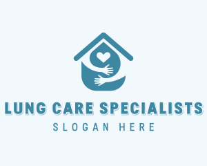 Heart Home Care  logo design