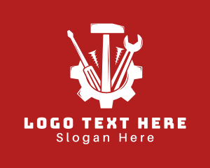 Mechanic - Labor Tool Cog logo design