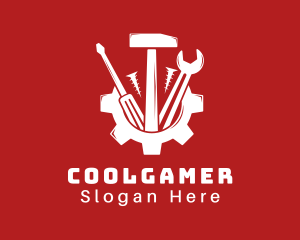 Mechanic - Labor Tool Cog logo design