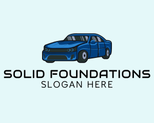 Sedan - Drag Racing Motorsport logo design