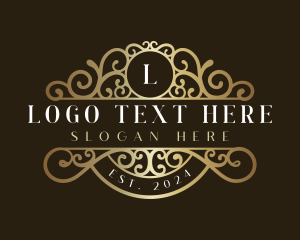 Premium - Ornamental Luxury Crest logo design