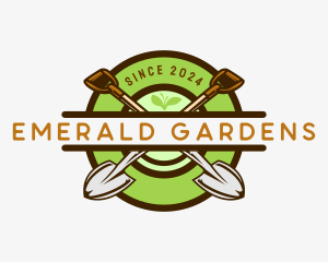 Shovel Garden Landscaping logo design