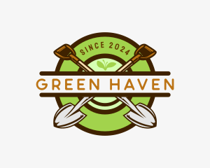 Landscaping - Shovel Maintenance Landscaping logo design