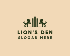 Modern Lion Tower logo design