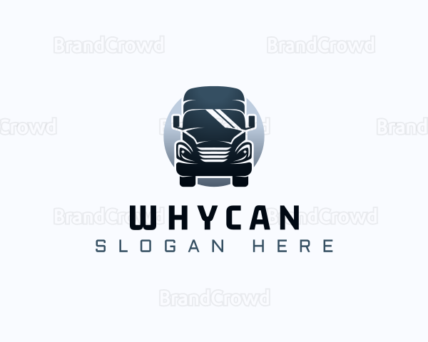 Courier Truck Automotive Logo