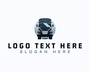 Towing - Courier Truck Automotive logo design