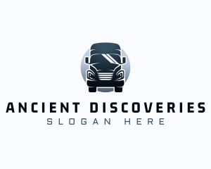 Courier Truck Automotive logo design