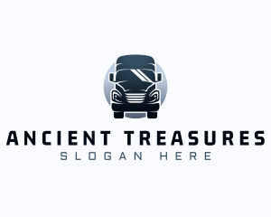 Courier Truck Automotive logo design