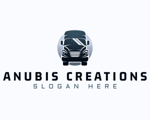 Courier Truck Automotive logo design