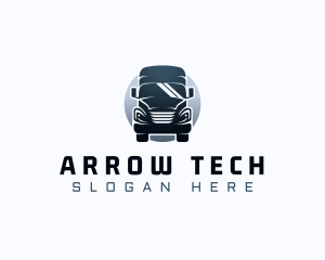 Courier Truck Automotive logo design