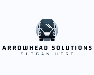 Courier Truck Automotive logo design