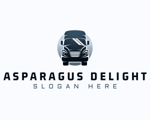 Courier Truck Automotive logo design