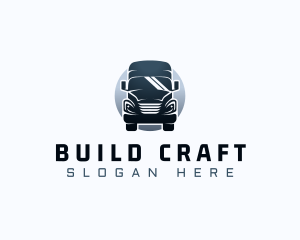 Courier Truck Automotive logo design