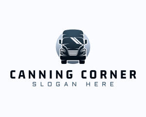 Courier Truck Automotive logo design