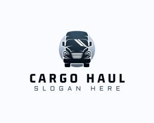 Courier Truck Automotive logo design