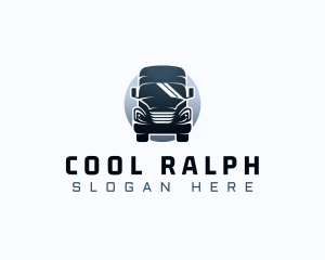 Courier Truck Automotive logo design